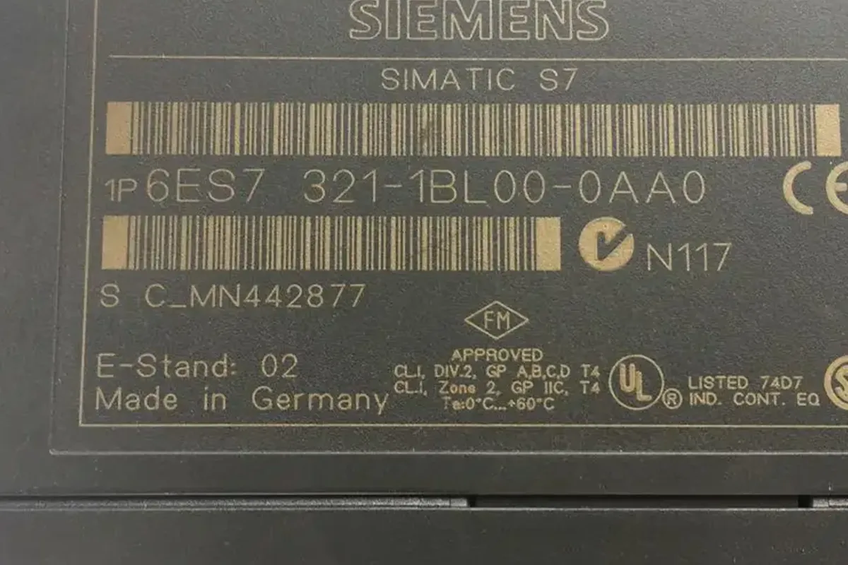 SIEMENS- 6ES7 321-1BL00-0AA0