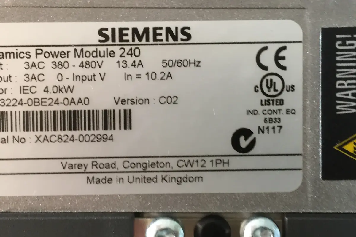 SIEMENS- 6SL3224-0BE24-0AA0