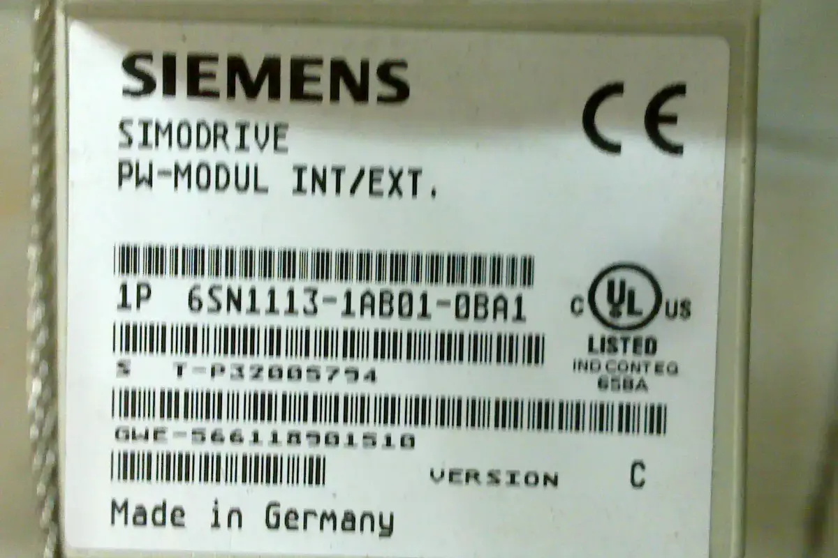 SIEMENS- 6SN1113-1AB01-0BA1