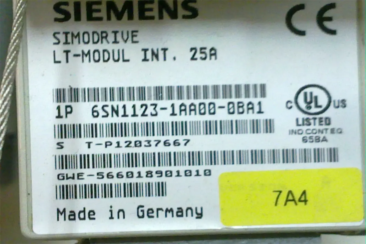 SIEMENS- 6SN1123-1AAOO-OBA1