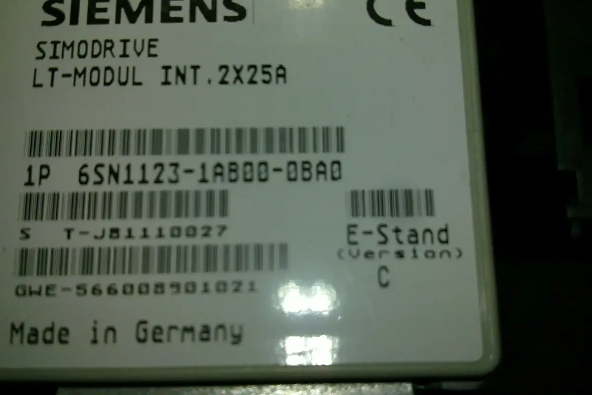 SIEMENS- 6SN1123-1A00-0BA0