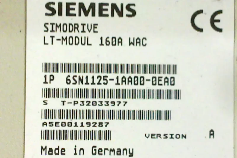 SIEMENS- 6SN1125-1AAOO-OEAO