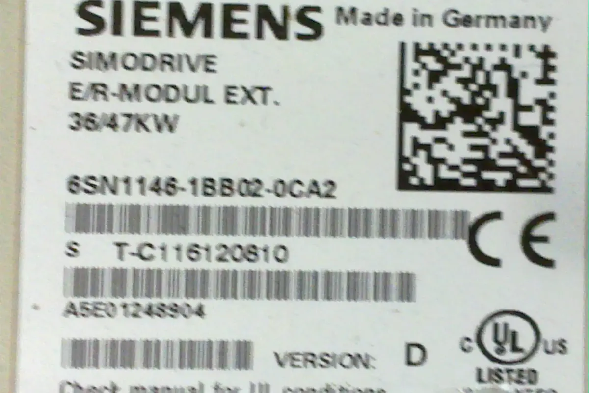 SIEMENS- 6SN1146-1BBO2-OCA2