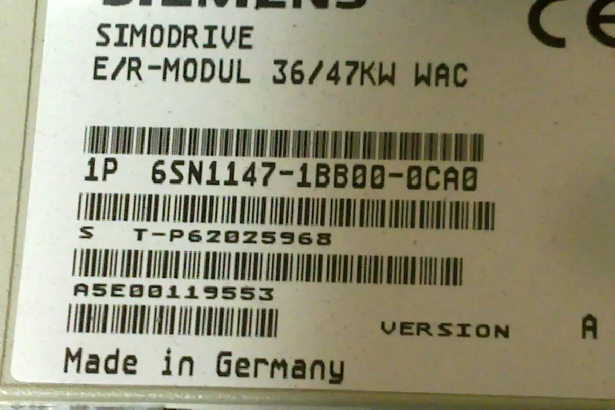 SIEMENS- 6SN1147-1BBOO-OCAO