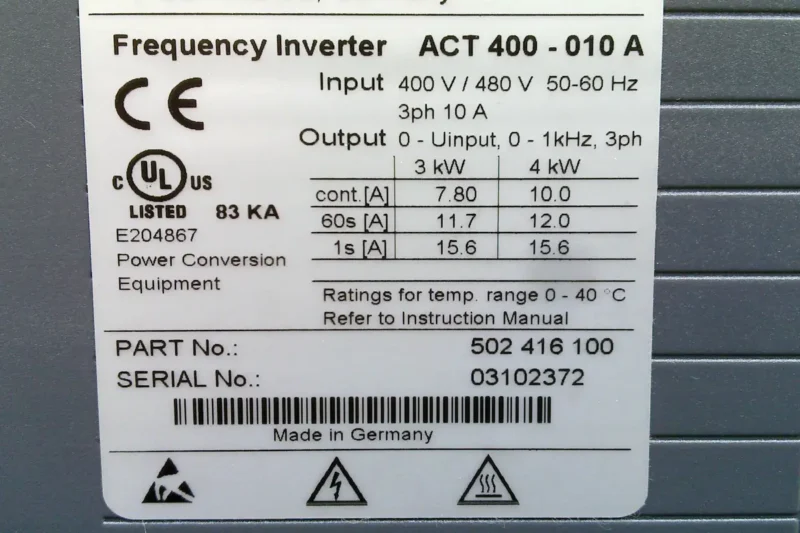 VECTRON- ACT 400-010A
