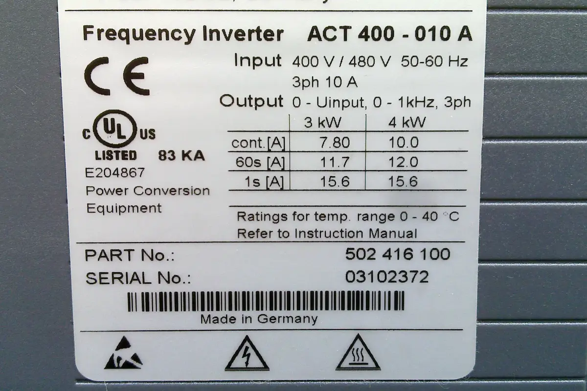 VECTRON- ACT 400-010A