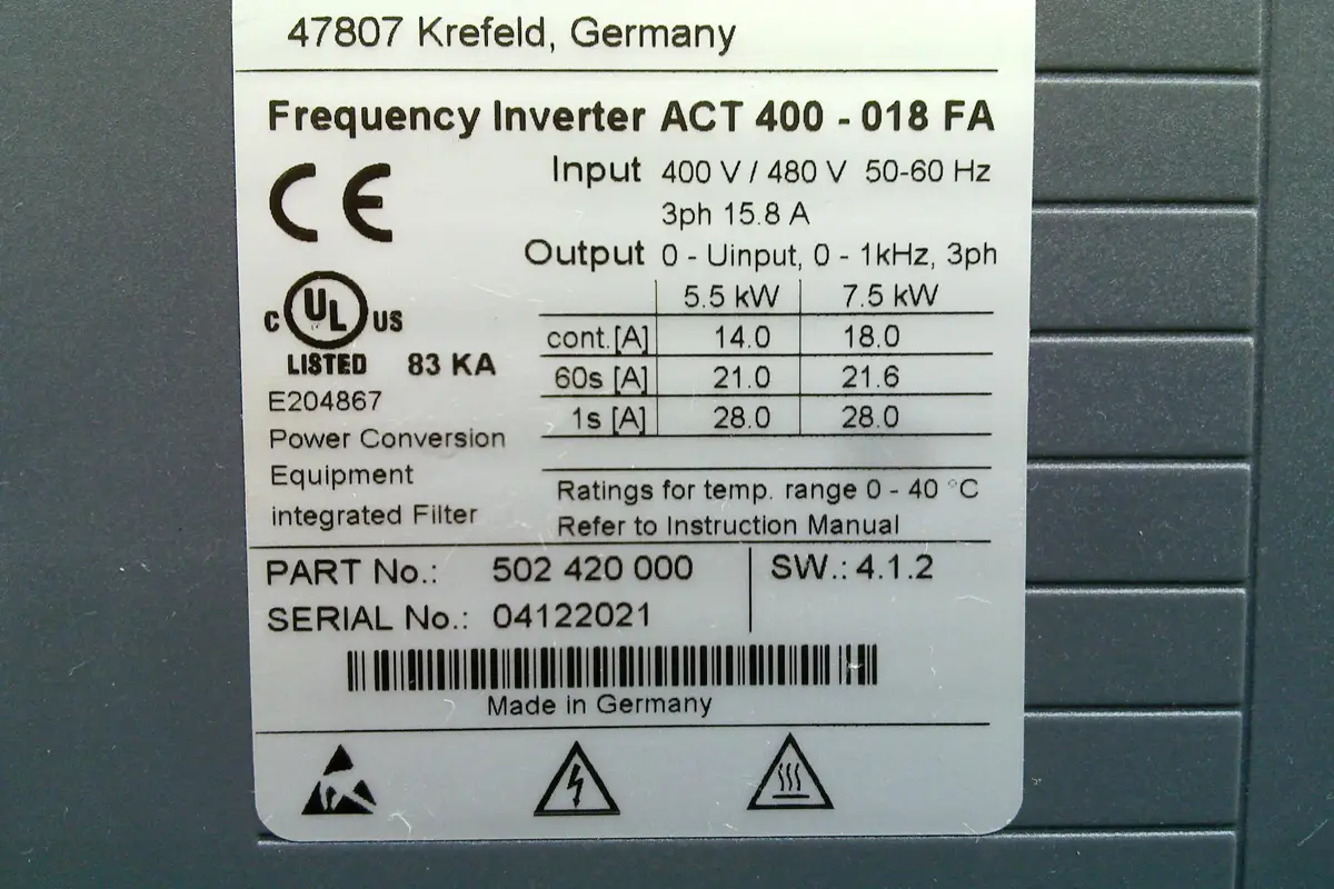 VECTRON- ACT 400-018