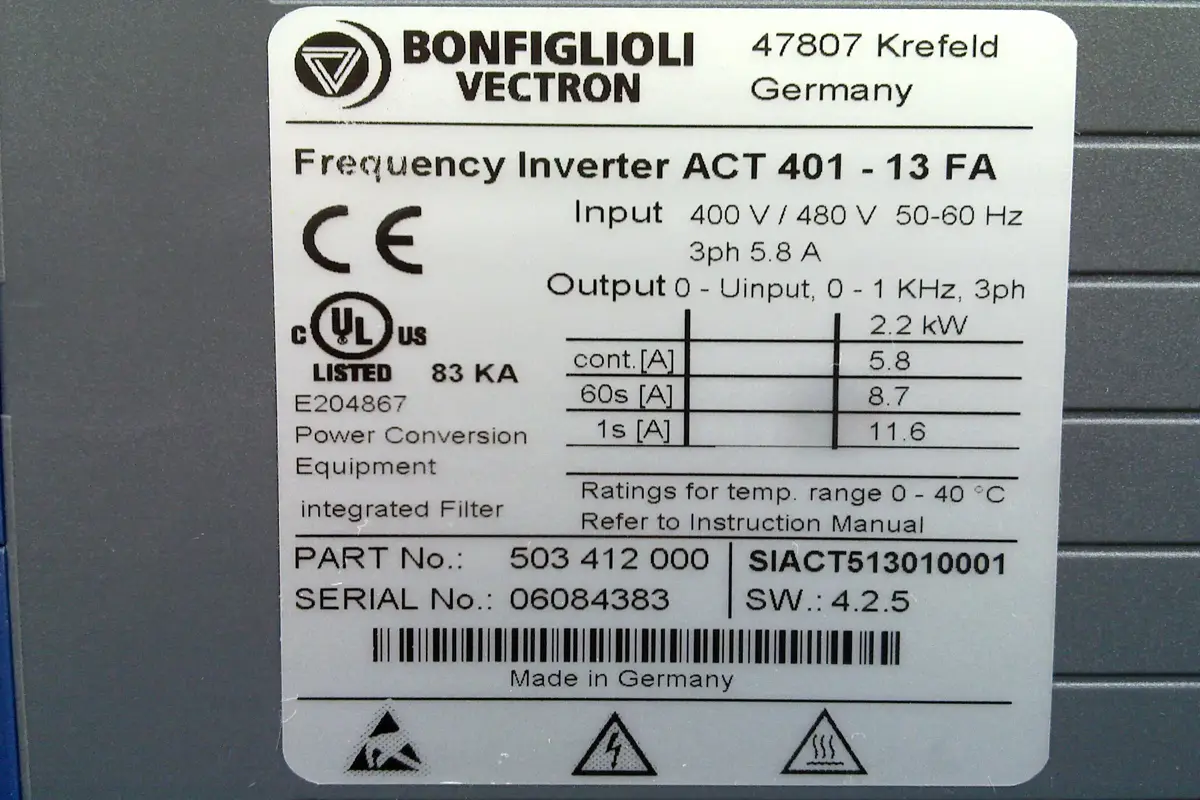 VECTRON- ACT 401-13FA