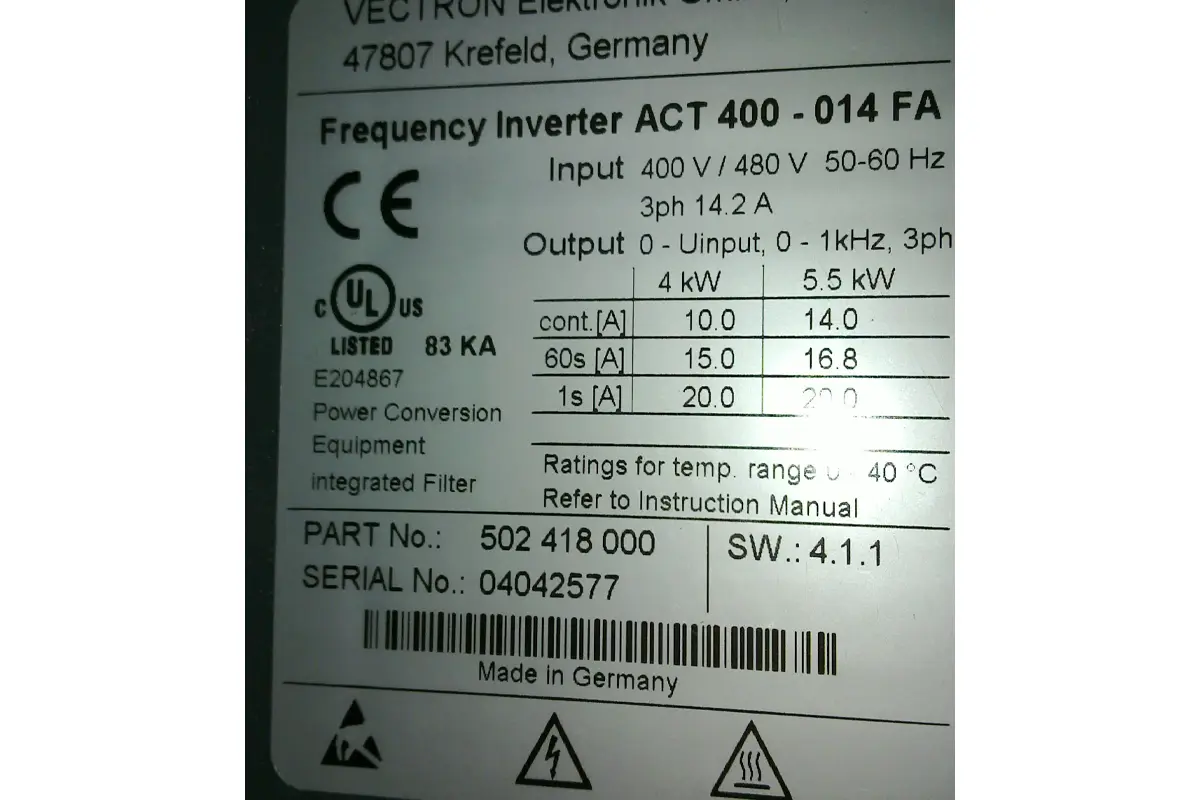 VECTRON- ACT400-014