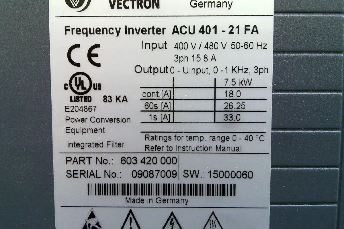 VECTRON- ACU 401-21FA