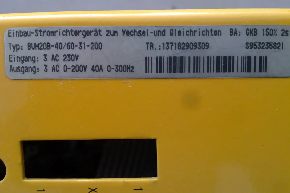 BAUMÜLLER- BUM20B-40 60-31-200