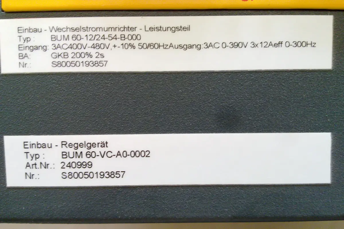 BAUMÜLLER- BUM60-12 24-54-B-000