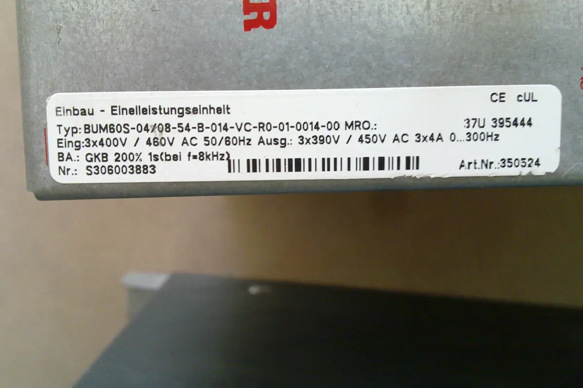 BAUMÜLLER- BUM60S-04 08-54