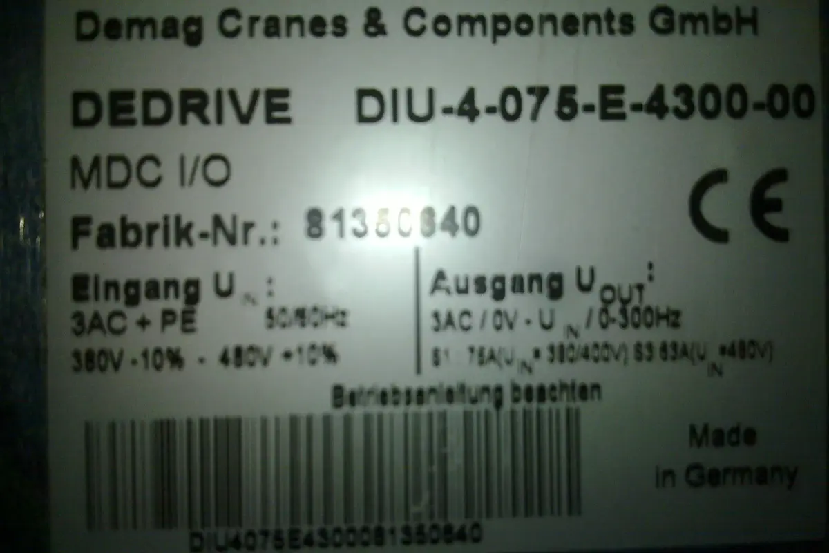 DEMAG- DIU-4-075-E-4300-00