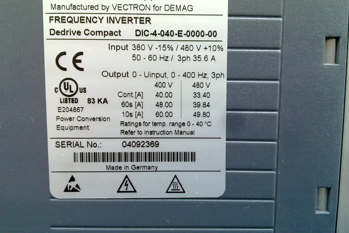 DEMAG- DIC-4-040-E-0000-00