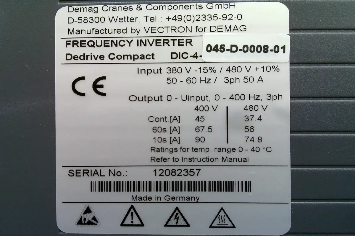 DEMAG- DIC-4-045-0-0008-01