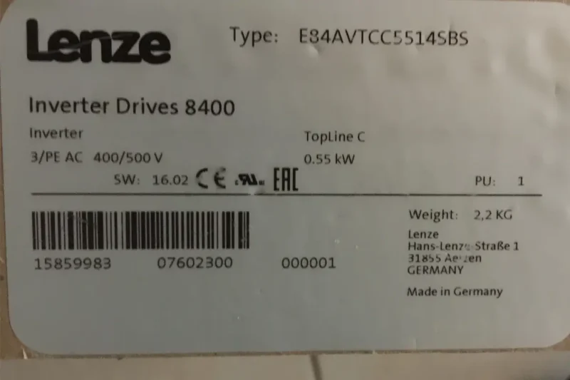 LENZE- E84AVTCC5514