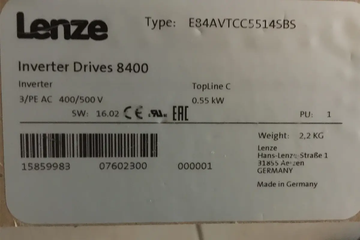 LENZE- E84AVTCC5514
