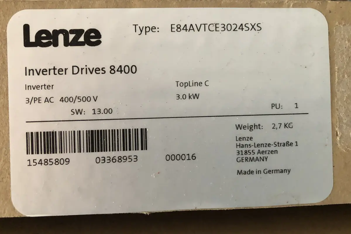 LENZE- E84AVTCE3024SXS