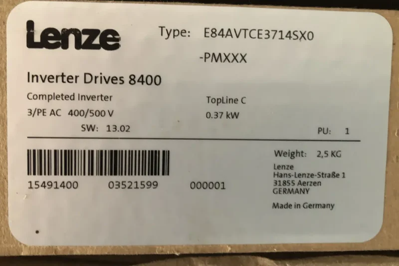 LENZE- E84AVTCE3714SX0