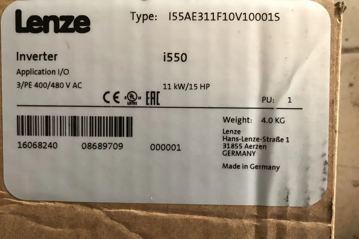 LENZE- I555AE311F10V10001S