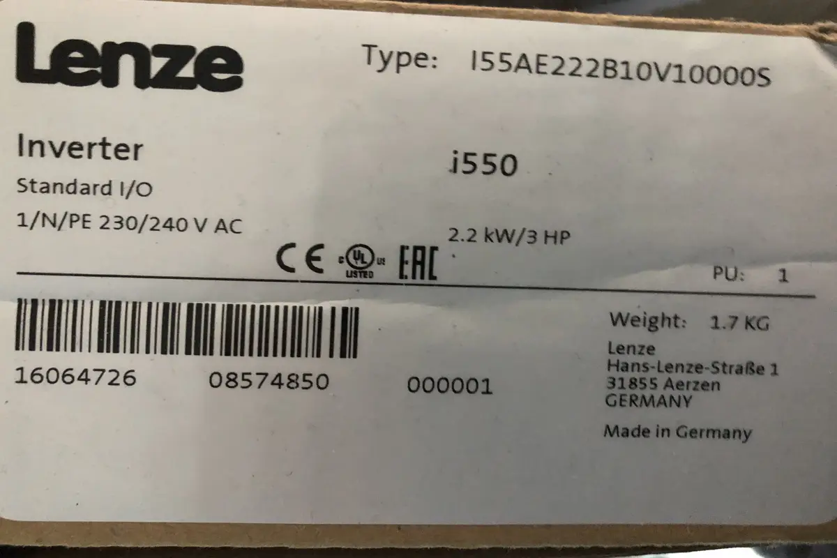LENZE- I55AE222B10V10000S