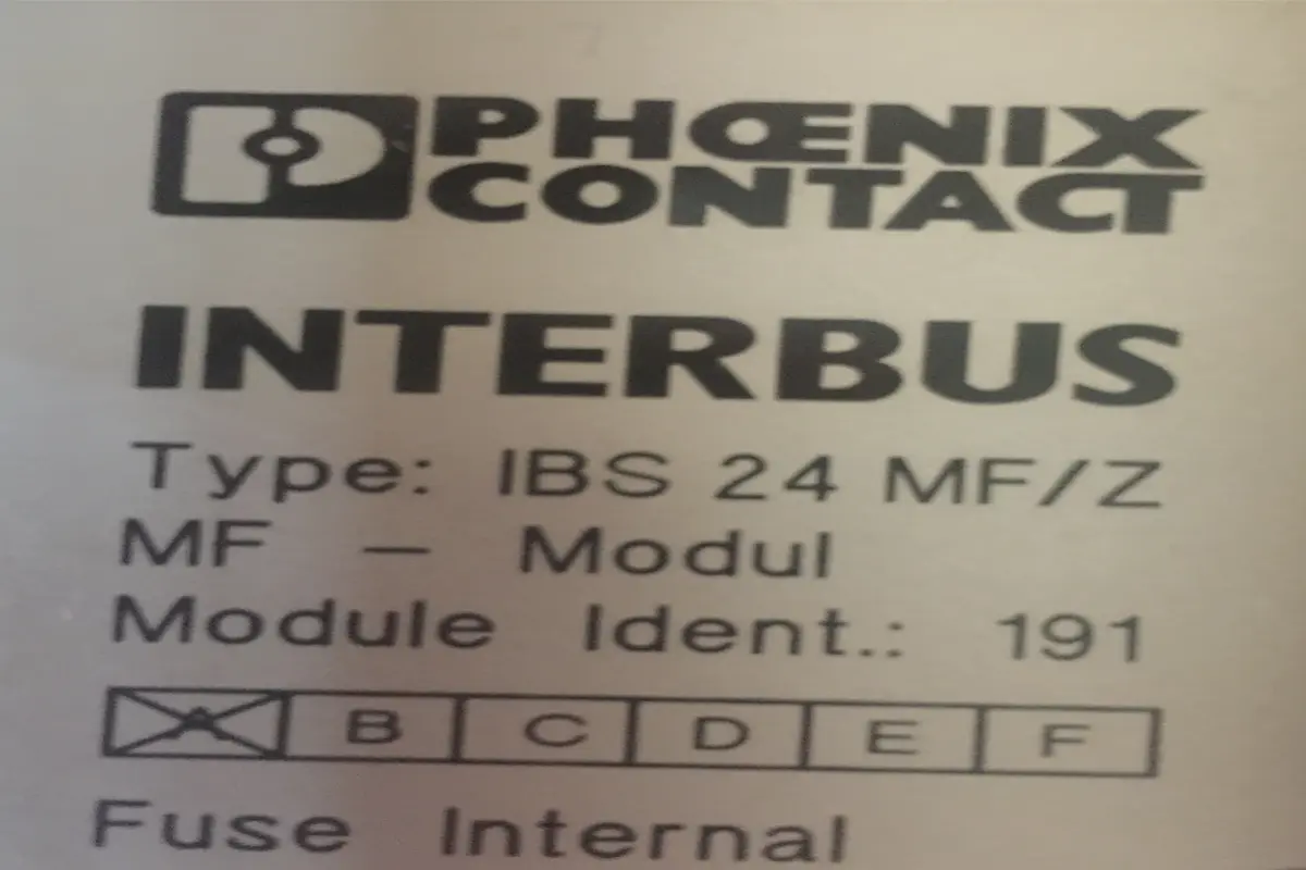 PHÖNİX CONTACT- IBS 24 MFZ