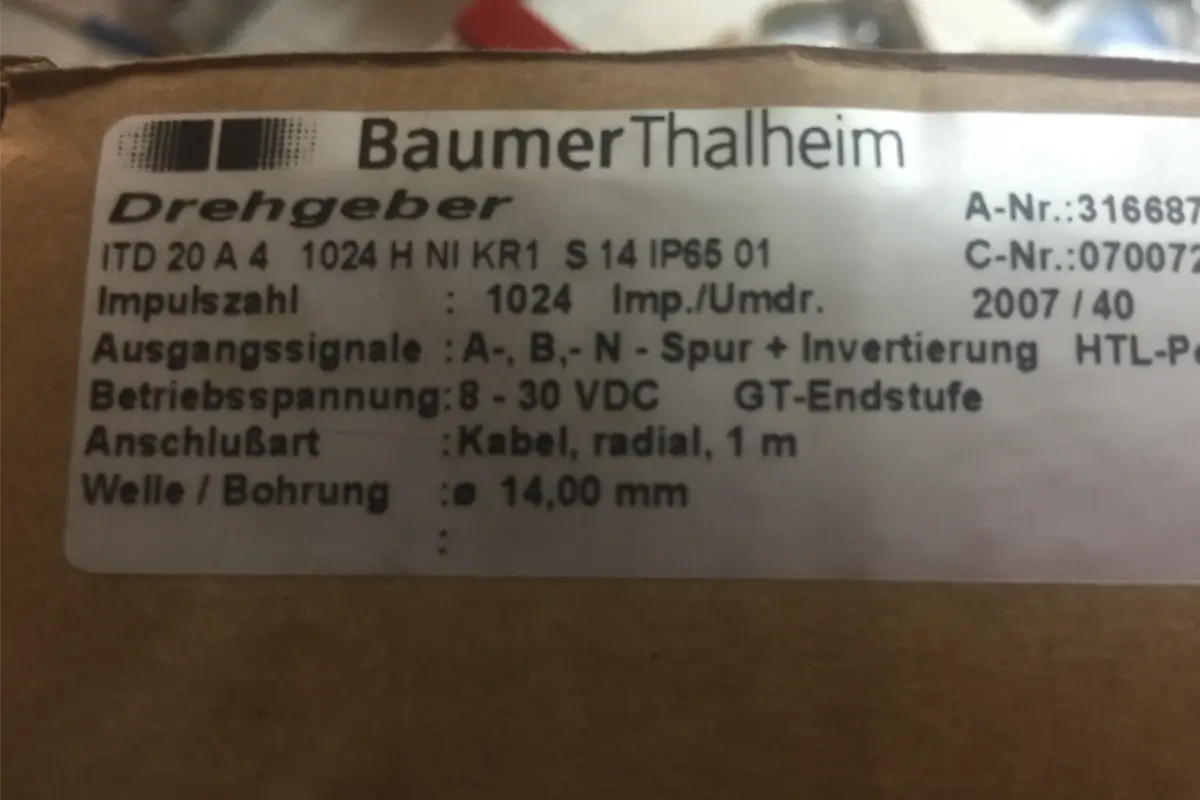 BAUMER- ITD 20A 4 1024 H