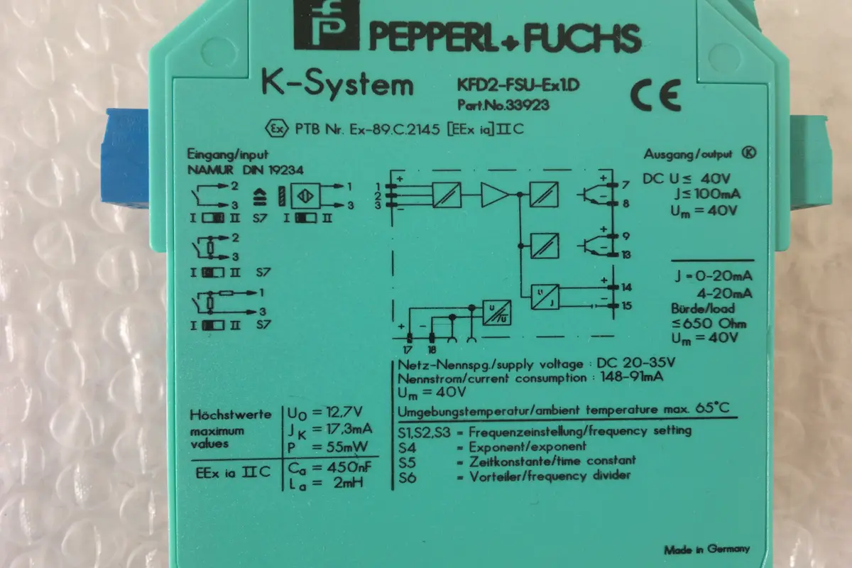 PEPPERL&FUCHS- KFD2-FSU-EX1.D - Görsel 2