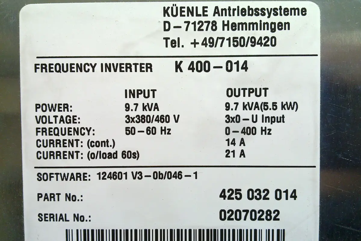 KUENLE- K400-014