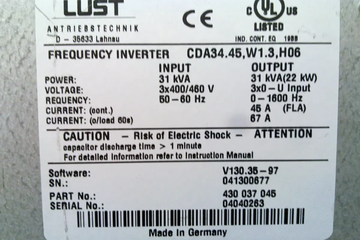 LUST- CDA34.45,W1.3 H06