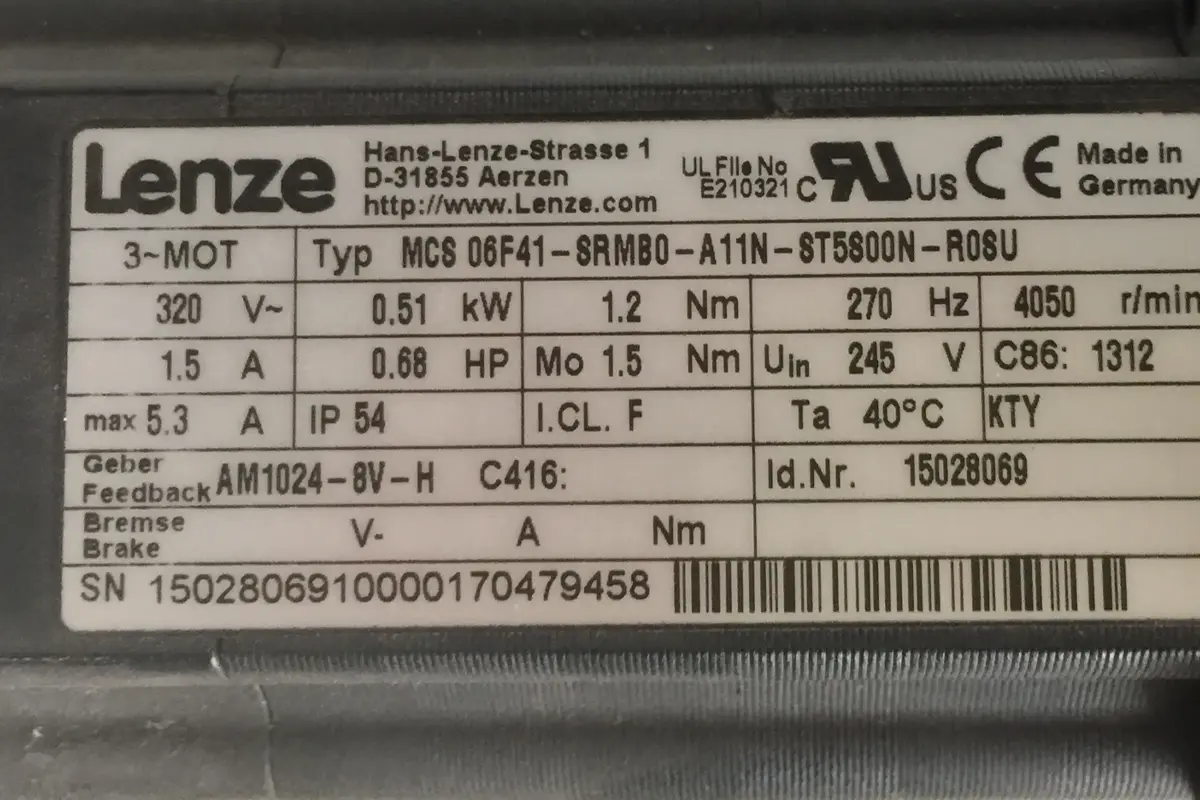 LENZE- MCS06F41