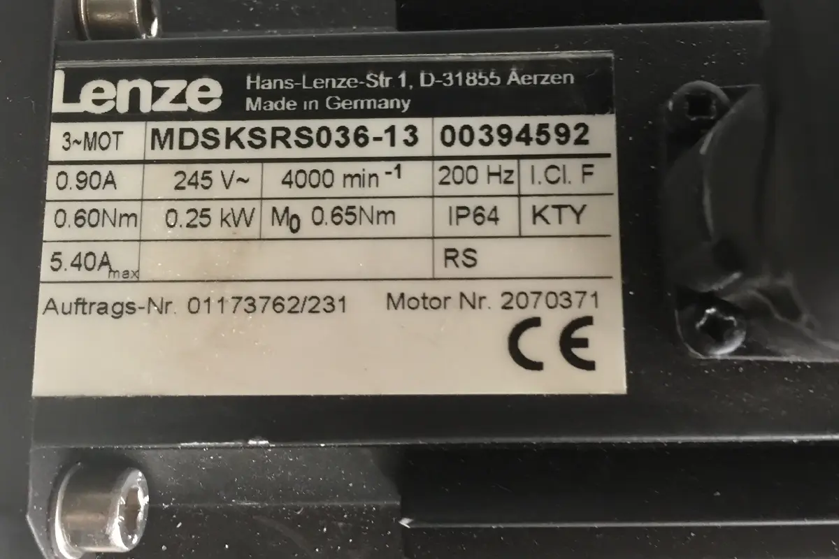 LENZE- MDSKSRS036-13