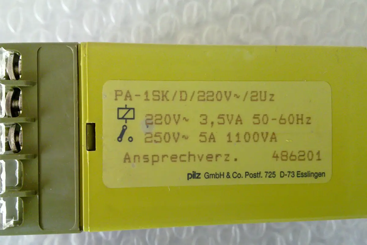 PILZ- PA-1SK/D - Görsel 2