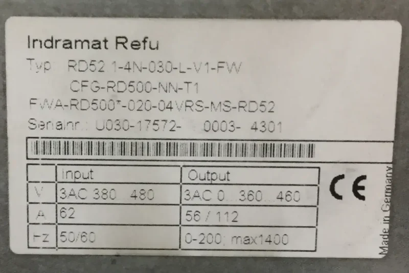 REFU- RD52 1-4N-030L