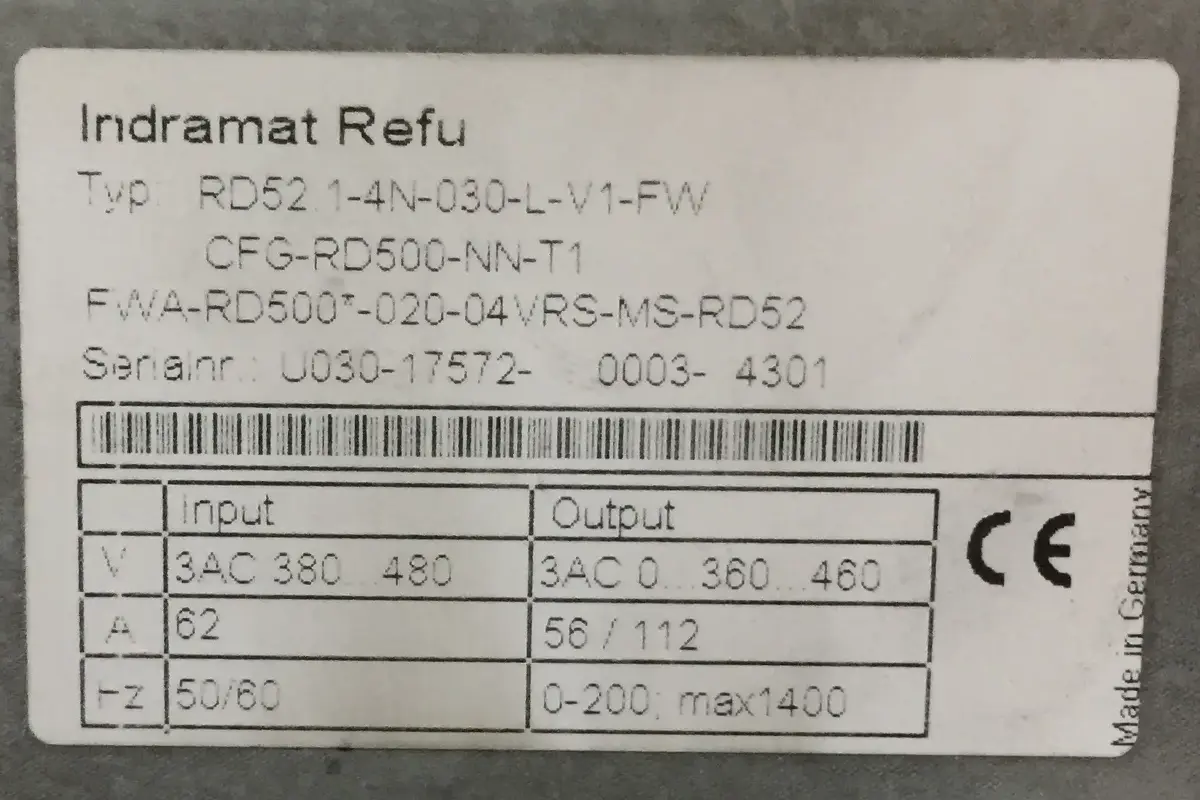 REFU- RD52 1-4N-030L