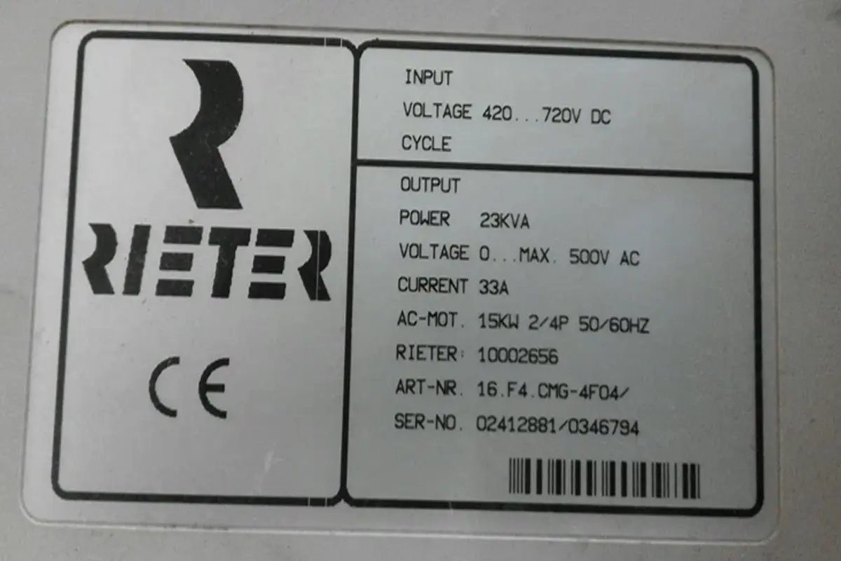 RIETER- RIETER 15 KW