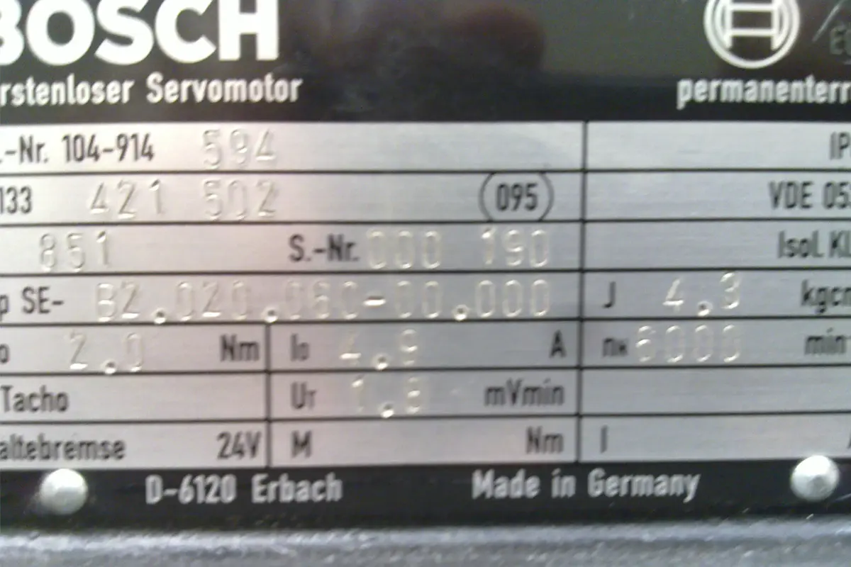 BOSCH- SE B2.020.060