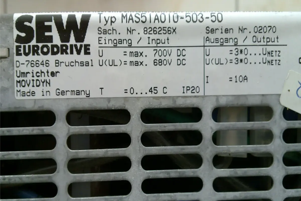 SEW- MAS51A010-503-50