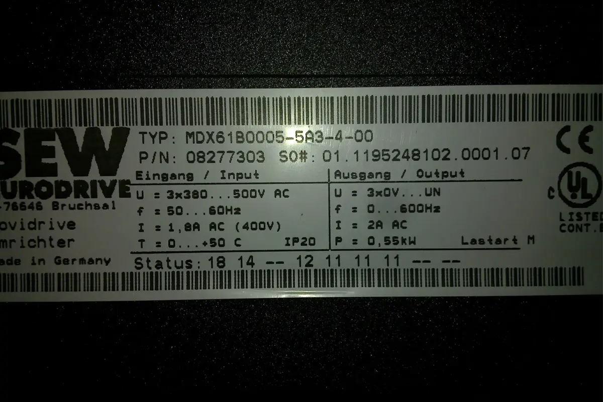 SEW- MDX61B0005-5A3-4-00