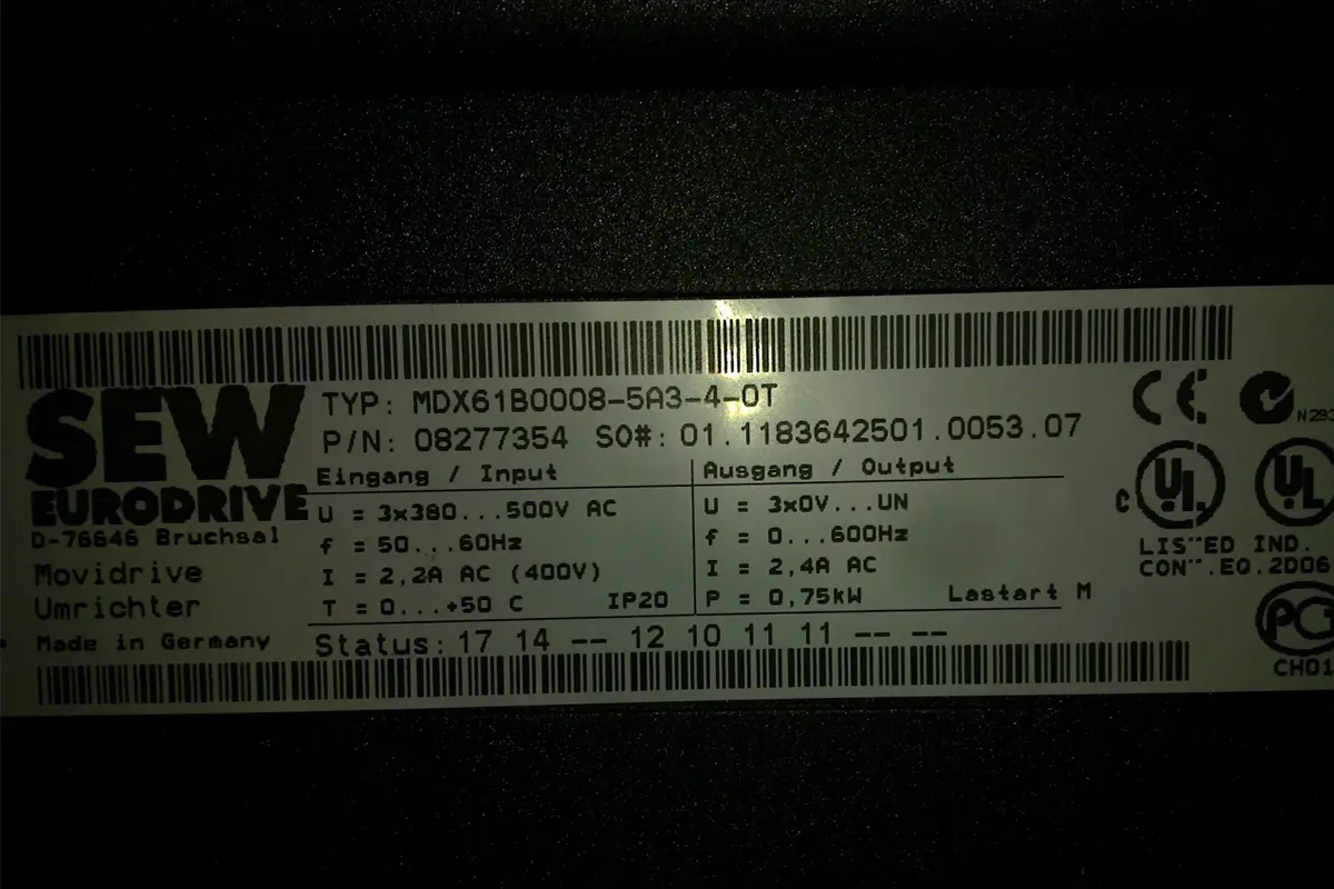 SEW- MDX61B0008-5A3-4-OT