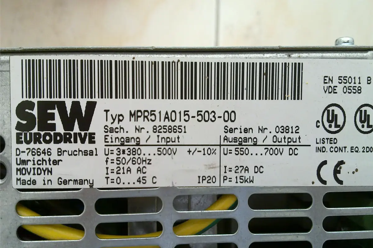SEW- MPR51A015-503-00