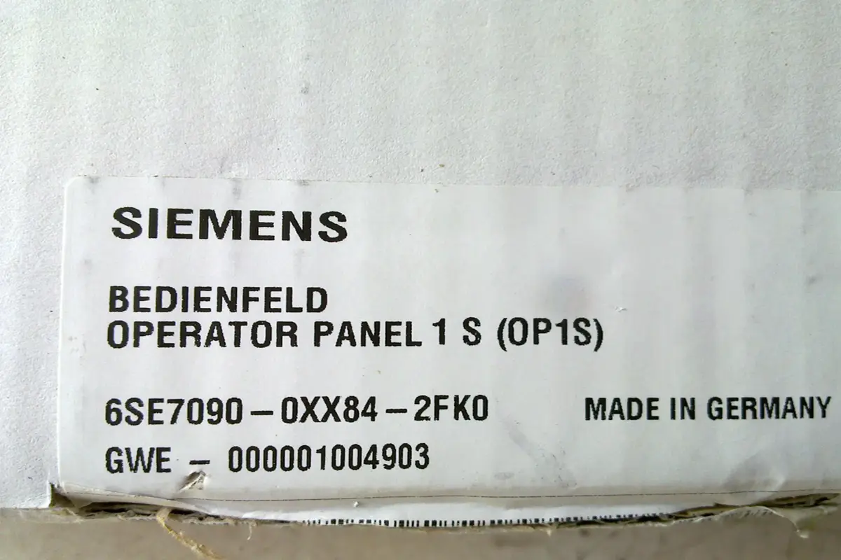 SIEMENS- 6SE7090-0XX84-2FK0