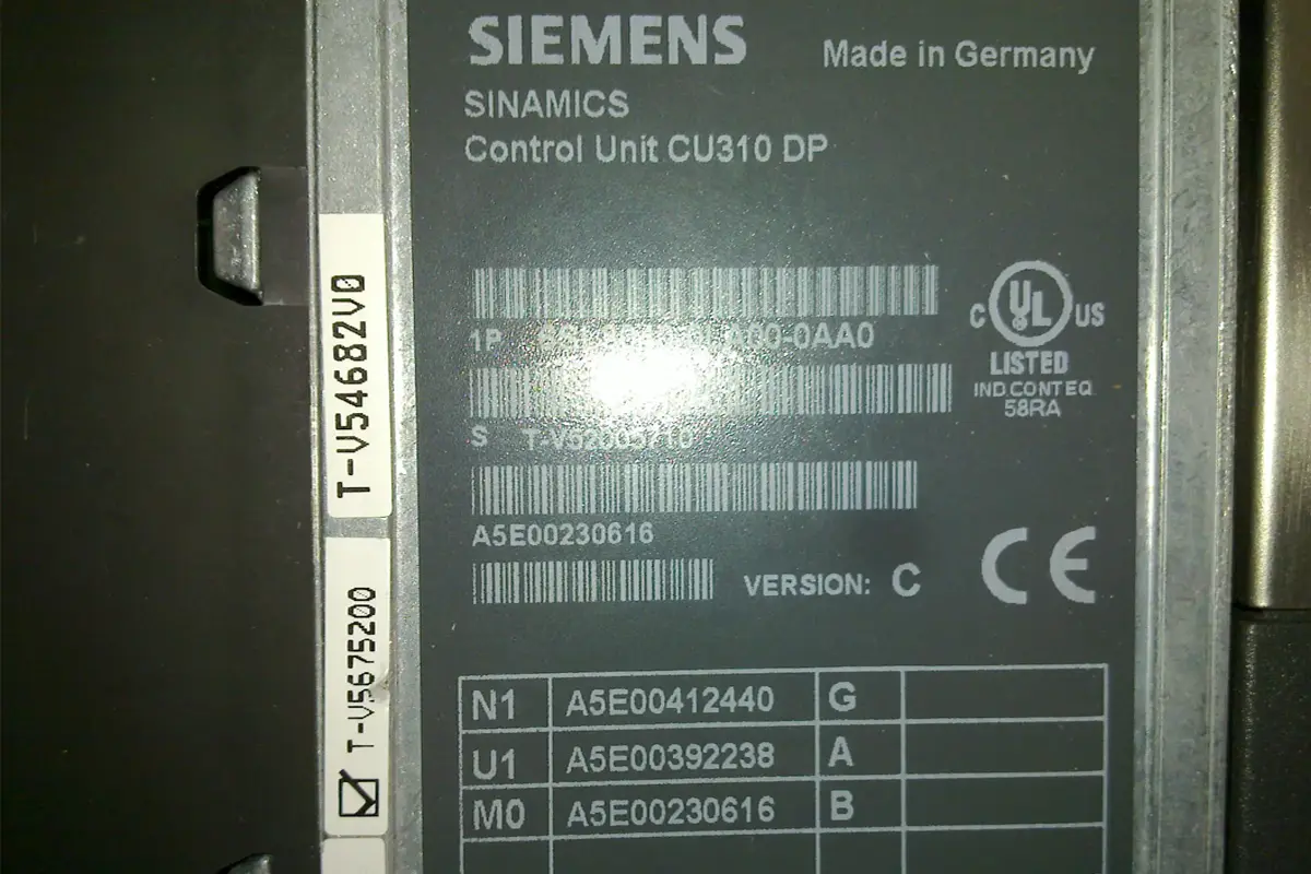 SIEMENS- CONTROL UNIT CU310DP