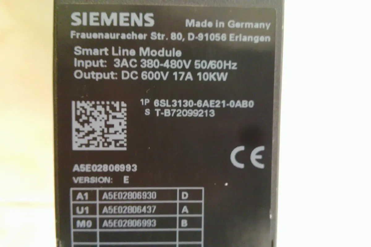 SIEMENS- 6SL3130-6AE21-0AB0
