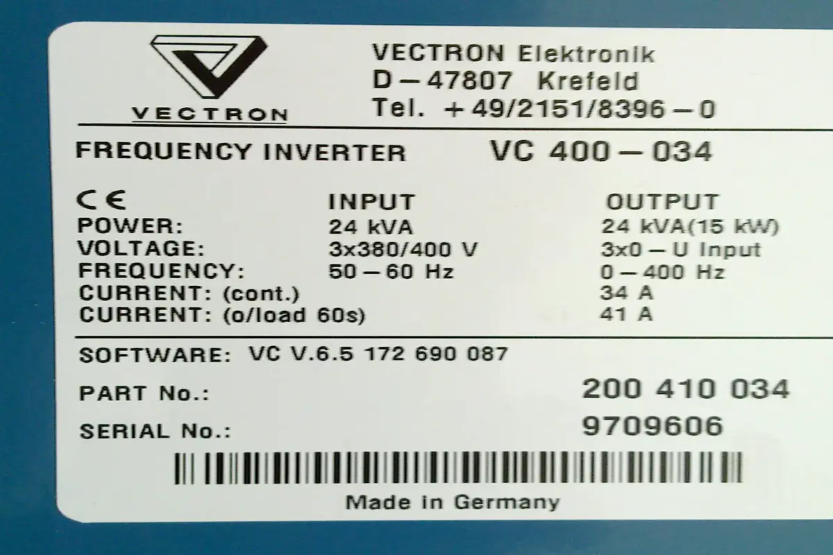 VECTRON- VECTRON VCB400-034