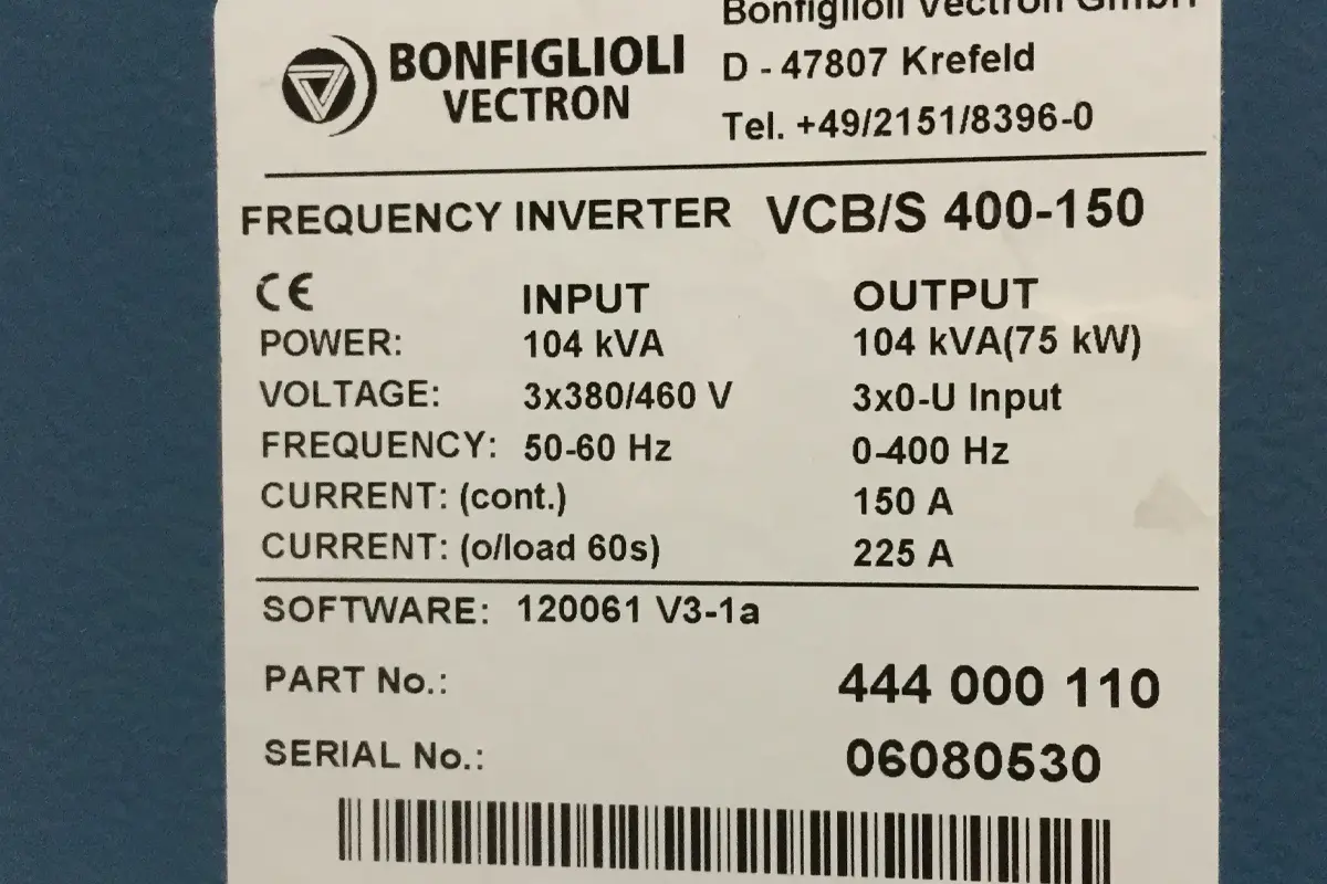 VECTRON- VCB S 400-150