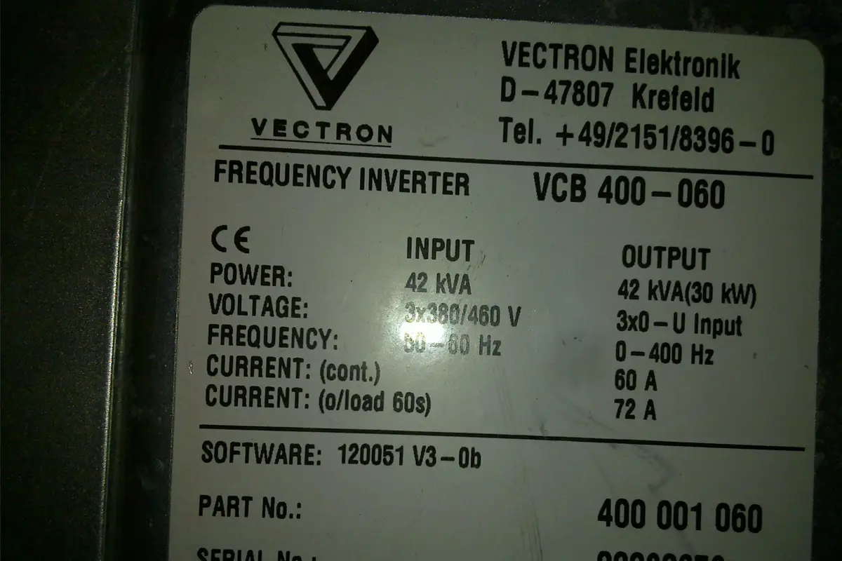 VECTRON- VECTRON VCB400-060