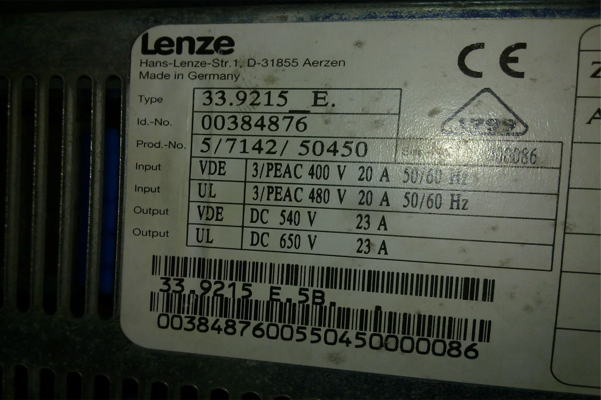 LENZE- 33.9215-E