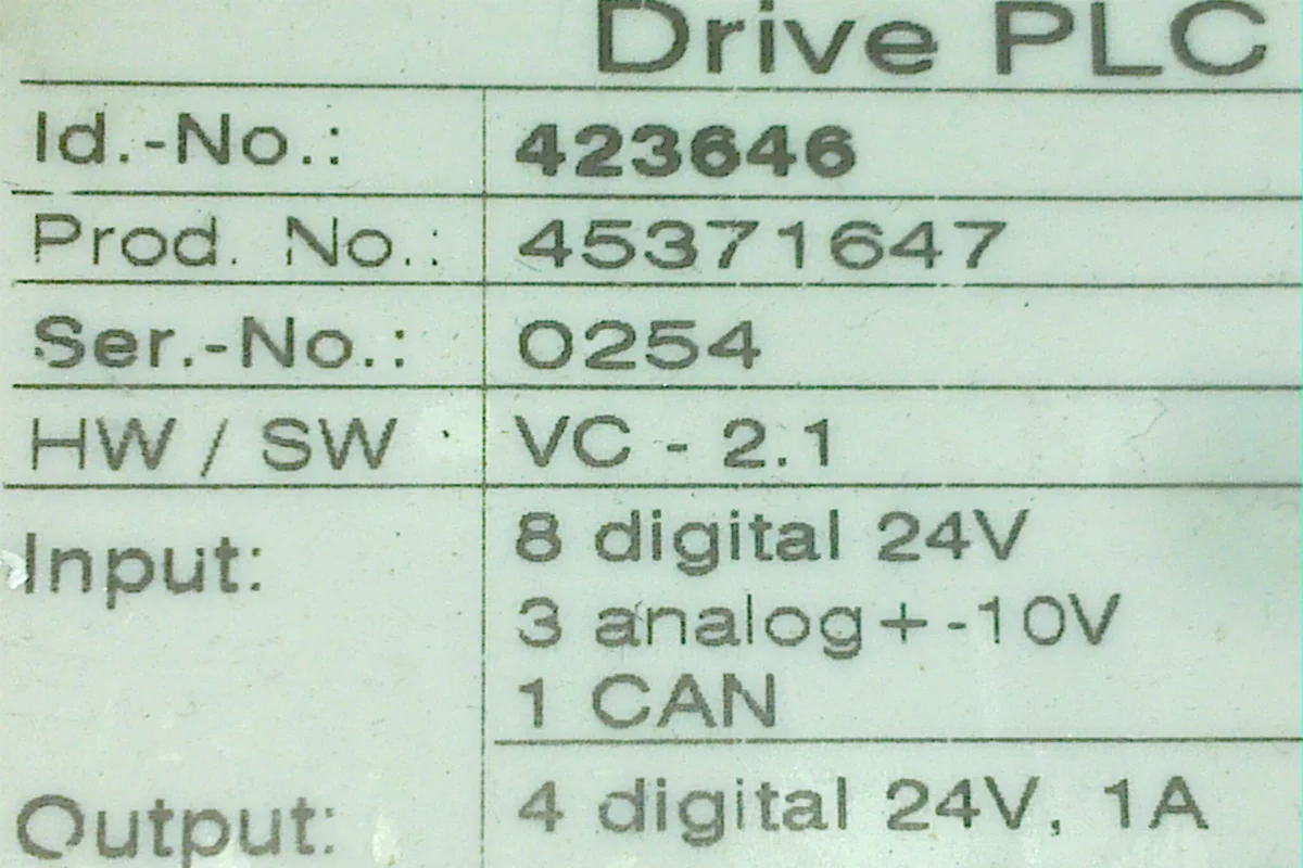 LENZE- DRIVE PLC 423646